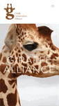 Mobile Screenshot of giraffealliance.org